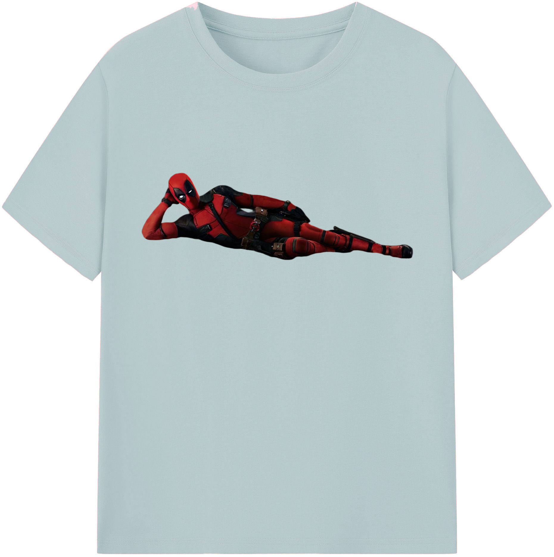 （画像用） Deadpool デッドプール 綿100％半袖Tシャツ（フロントプリント）